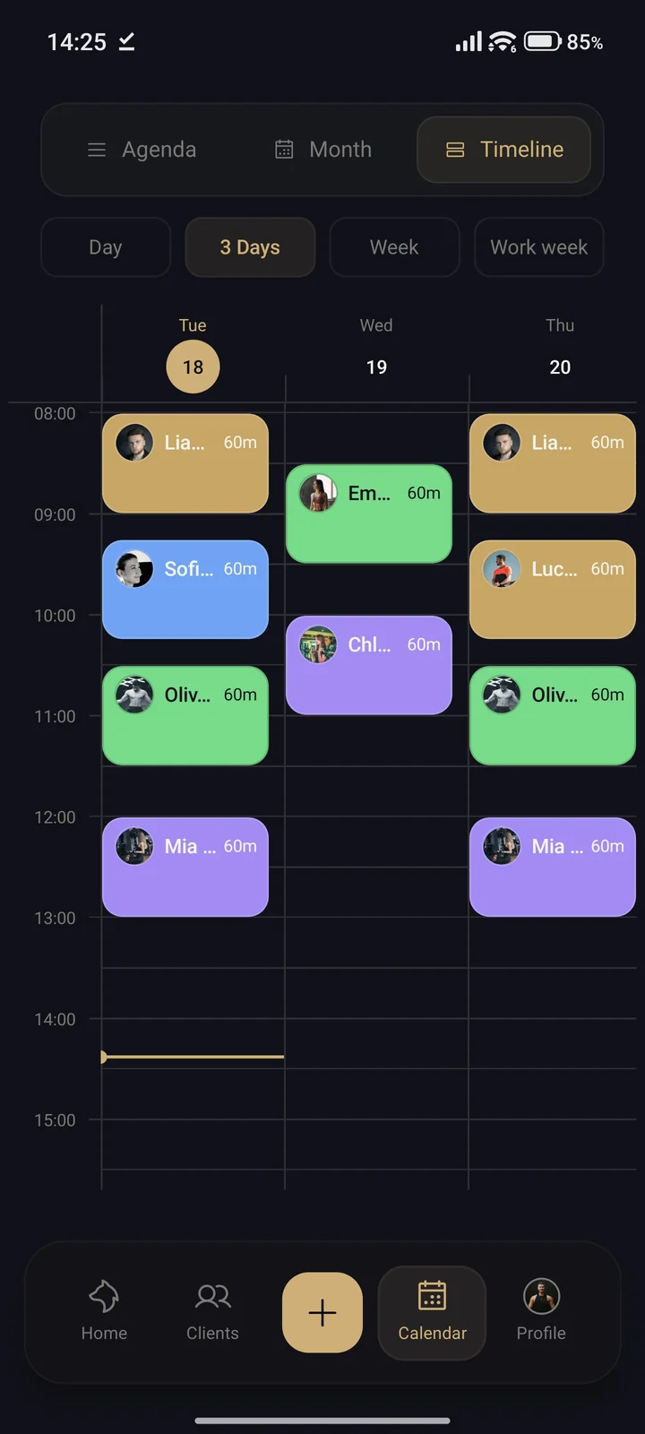 Calendarul săptămânal Vulkio