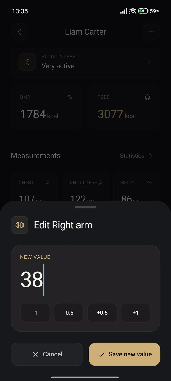 Actualizare măsurătoare