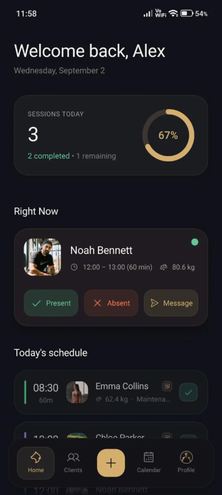 Vulkio client home