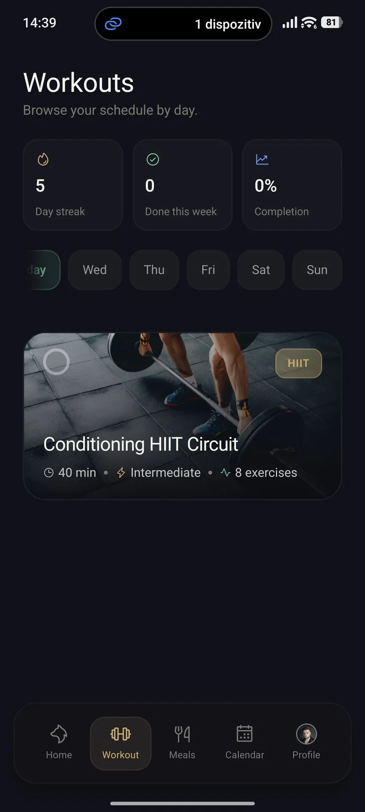 Workout-uri reutilizabile